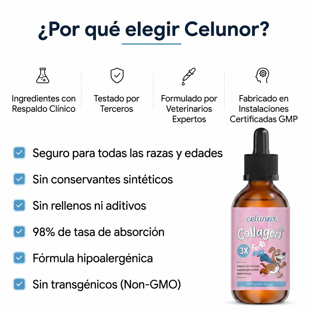 Celunor | Colágeno Para Alergias Caninas
