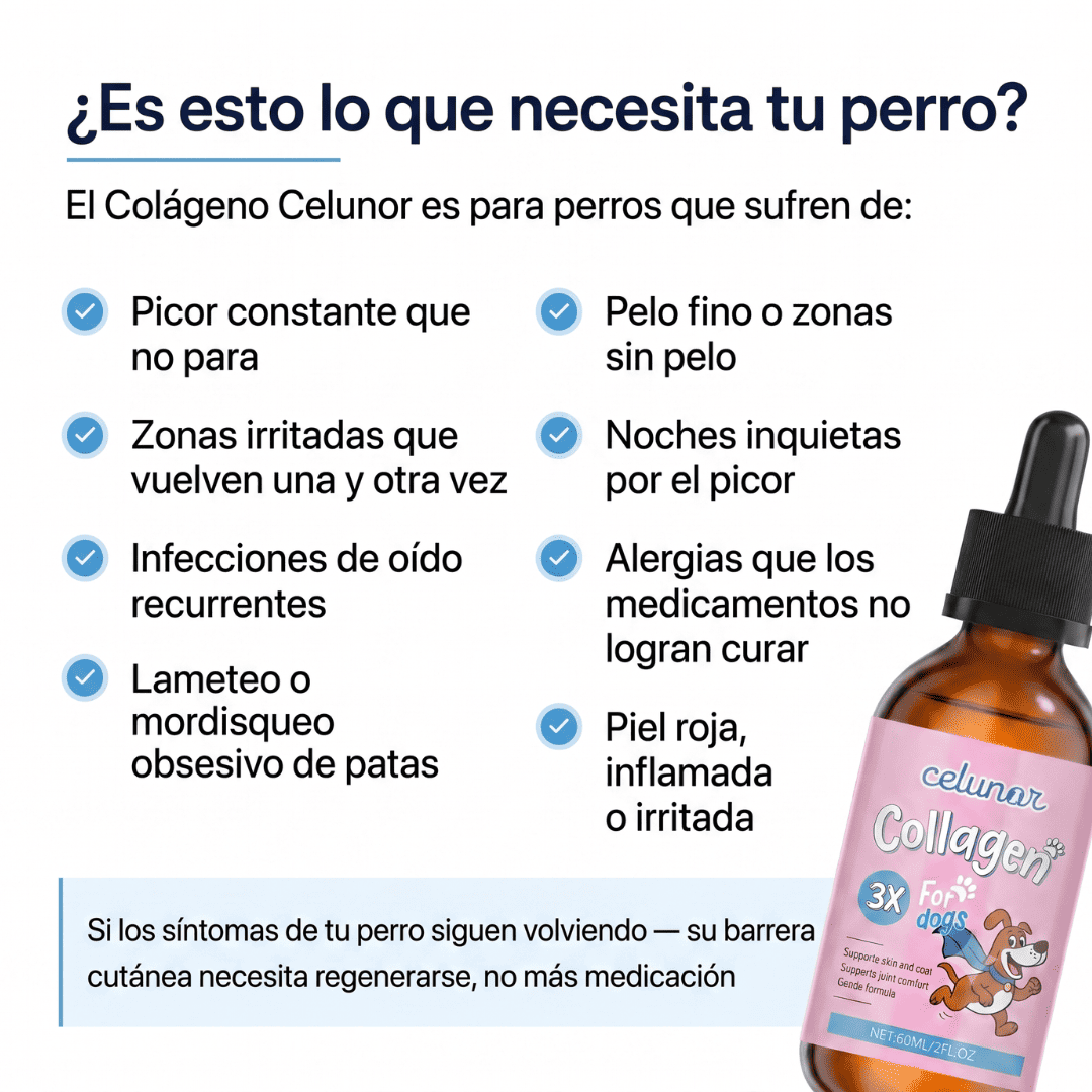 Celunor | Colágeno Para Alergias Caninas